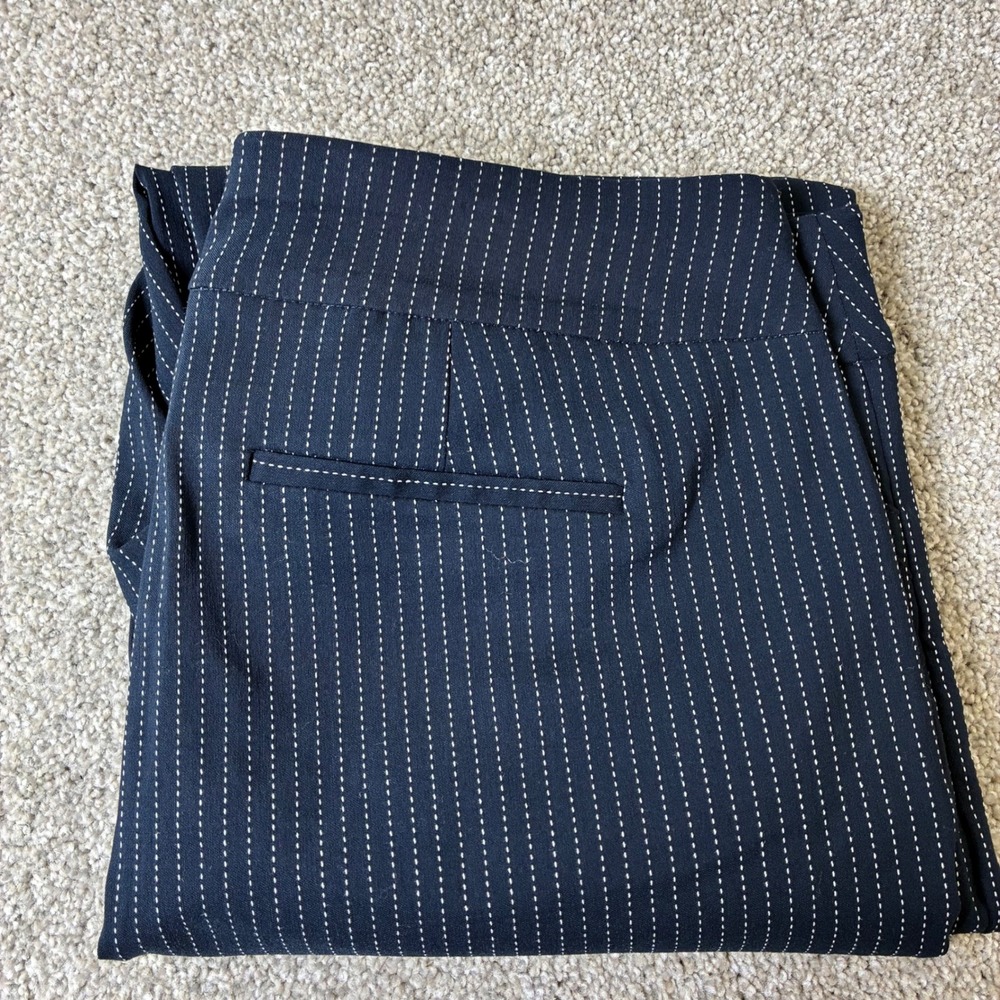 NWT Chico's Brigitte Slim‎ Leg So Slimming Pinstripe Career Pants Size 14R